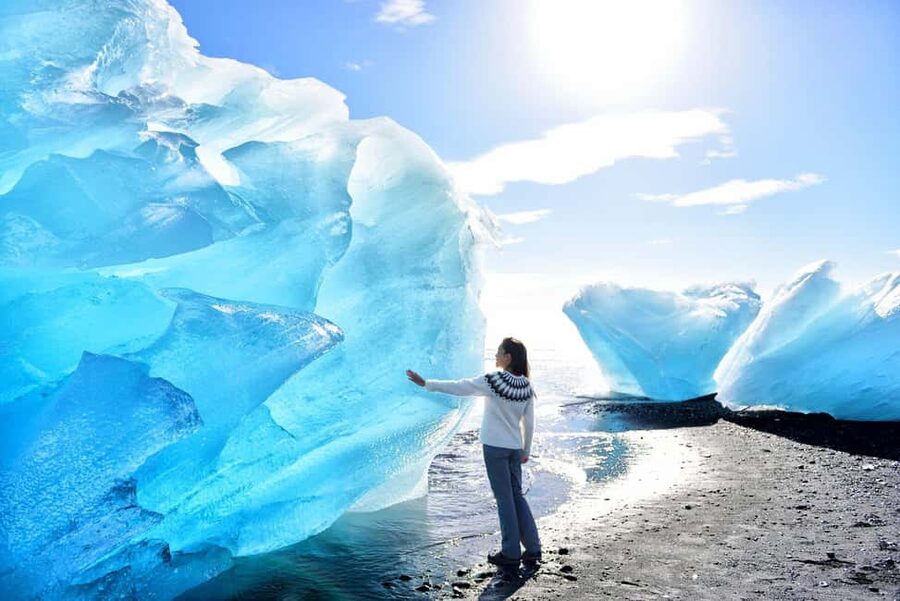 2-Day South Coast, Blue Ice Cave, Glacier Lagoon Tour - Reynisfjara and Vík require respect, not bravery