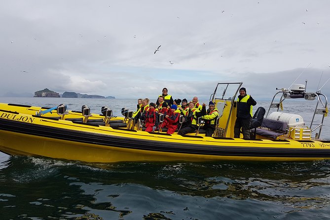 2 hour Round Trip in Vestmannaeyjar on a RIB Boat - Elephant Rock and the island’s unusual shapes