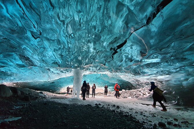 3-Day Golden Circle, South Coast & Ice Cave - Small Group Tour - Day three: lava fields, Glacier Lagoon, and Diamond Beach