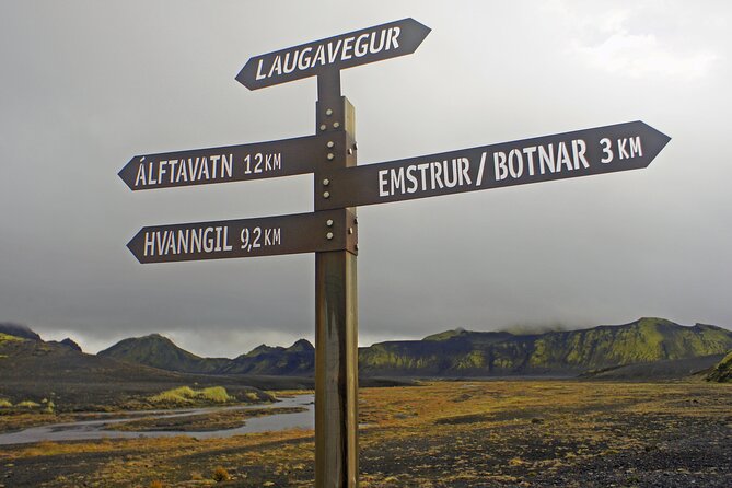 4 Days Laugavegur Trekking Tour - Day one at Landmannalaugar: lava, hot springs, and Brennisteinsalda