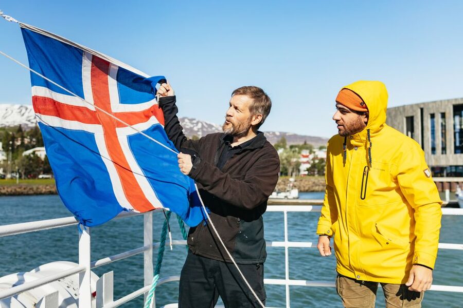Akureyri: 3-Hour Classic Whale Watching Tour by Ship - Staying warm on a fast boat