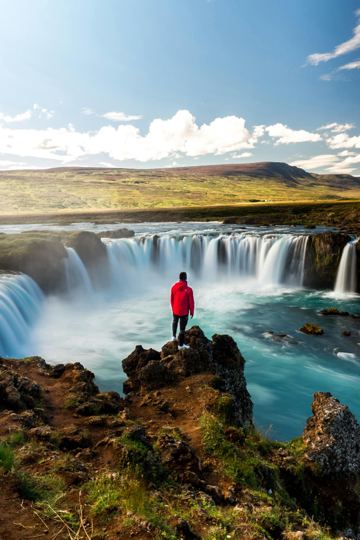 Akureyri Port: Godafoss Waterfall Guided Tour with Pickup - The Akureyri Viewpoint before the harbor