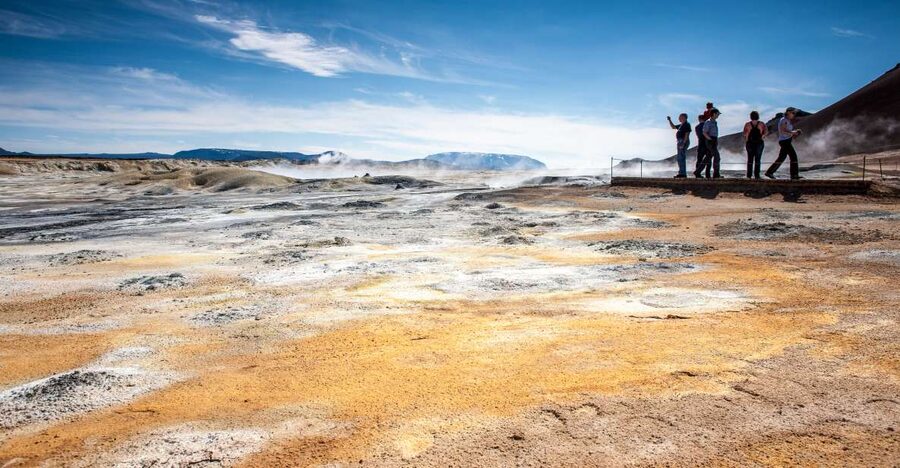 Akureyri Port: Lake Mývatn and Godafoss Waterfall Tour - Lake Mývatn and the strange beauty of pseudocraters