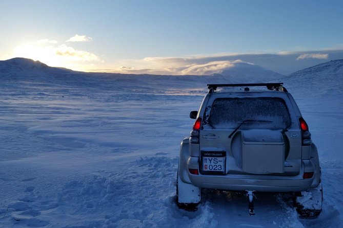Arctic Fox Travel Dettifoss lake Mývatn winter private super jeep tour - Dettifoss is the day’s demanding centerpiece
