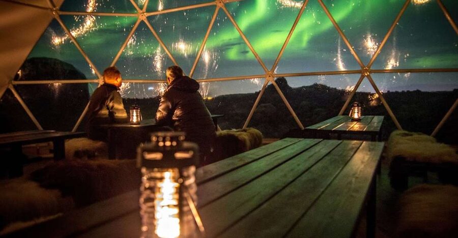 Aurora Basecamp: Northern Lights Nighttime Observation Tour - Waiting indoors, outside, and beside the fire