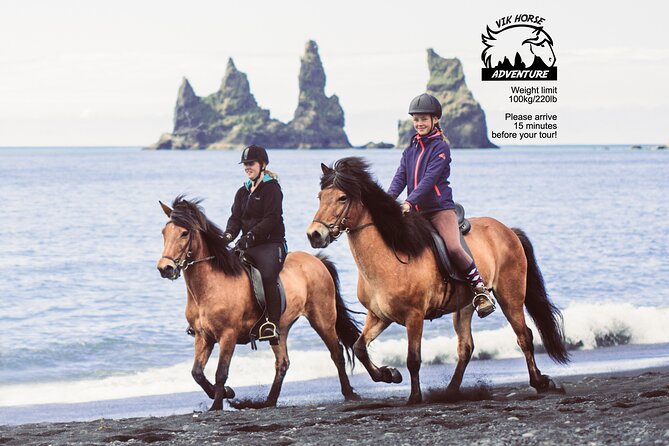 Black Sand Beach Horse Riding Tour from Vik - What the one-hour route feels like