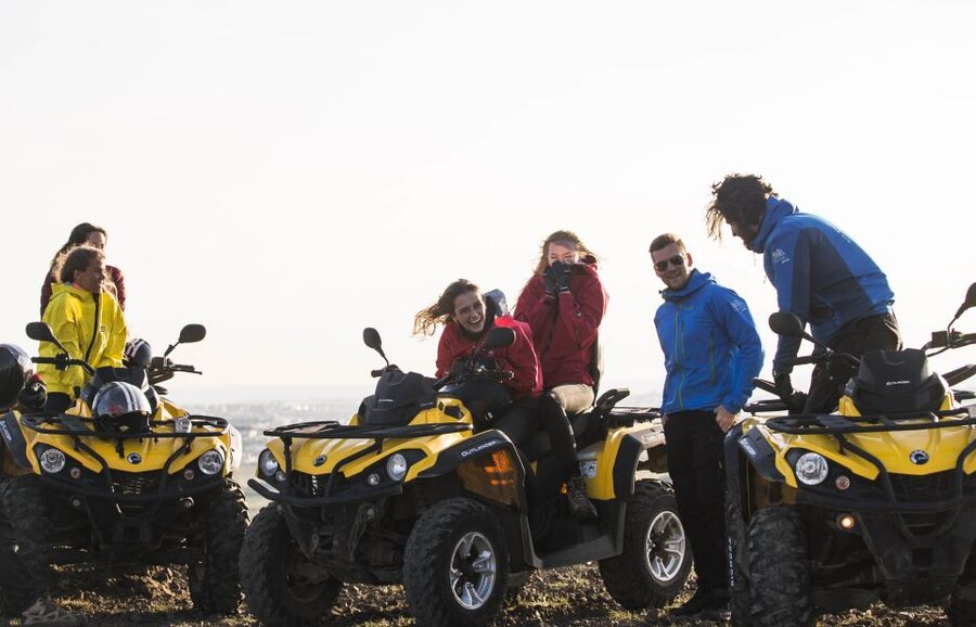 Caving & ATV full day adventure From Reykjavik - Suiting up for the ATV ride