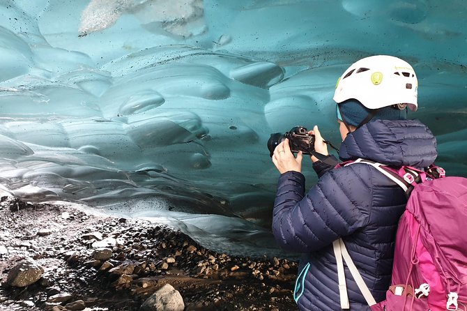 Crystal Ice Cave Adventure - Inside the changing ice cave