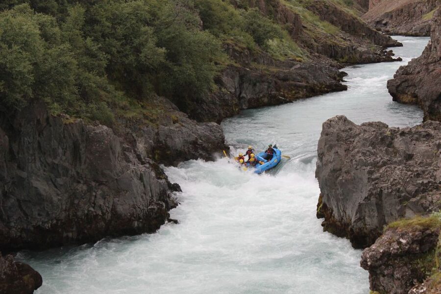 East Glacial River Extreme Rafting - The ride to the East Valley and the safety briefing