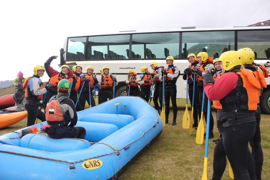 East Glacial River Extreme Rafting - The Green Room and optional cliff jumping