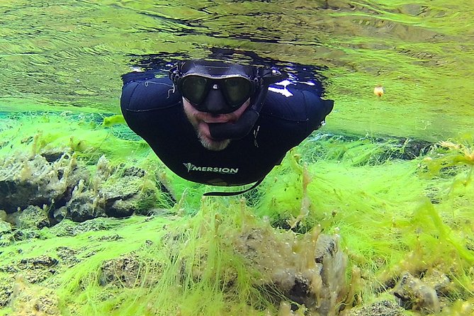 Freedive Silfra Half Day Tour - Entering Silfra’s clear water
