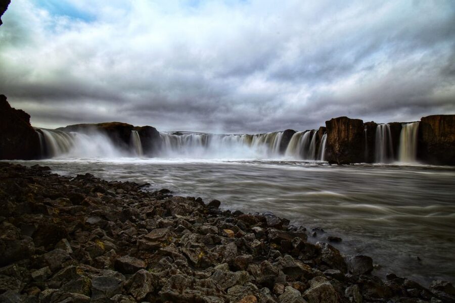 From Akureyri: Godafoss Waterfall Guided Trip with Transfers - Arriving at the Waterfall of the Gods
