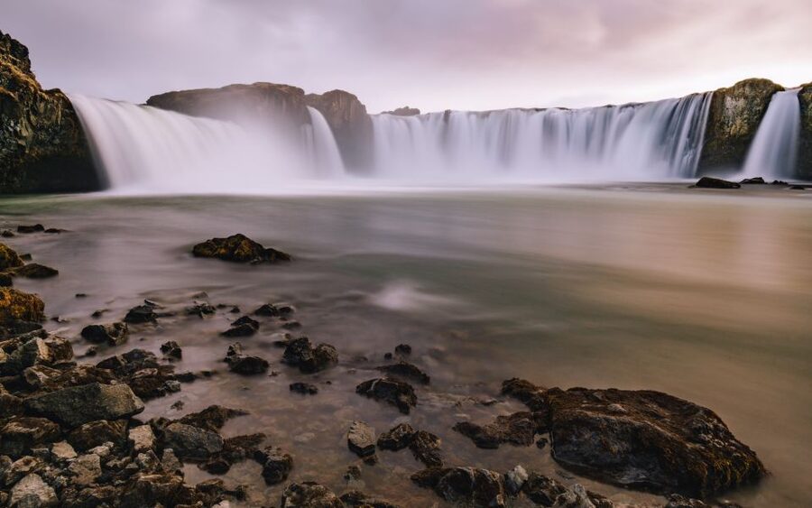 From Akureyri: Myvatn Lake, Craters, & Waterfall Tour - Námaskarð: steam, mud, and sulfur