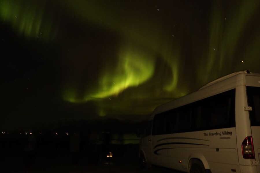 From Akureyri: Northern Lights Tour - The 2.5-hour search, stop by stop