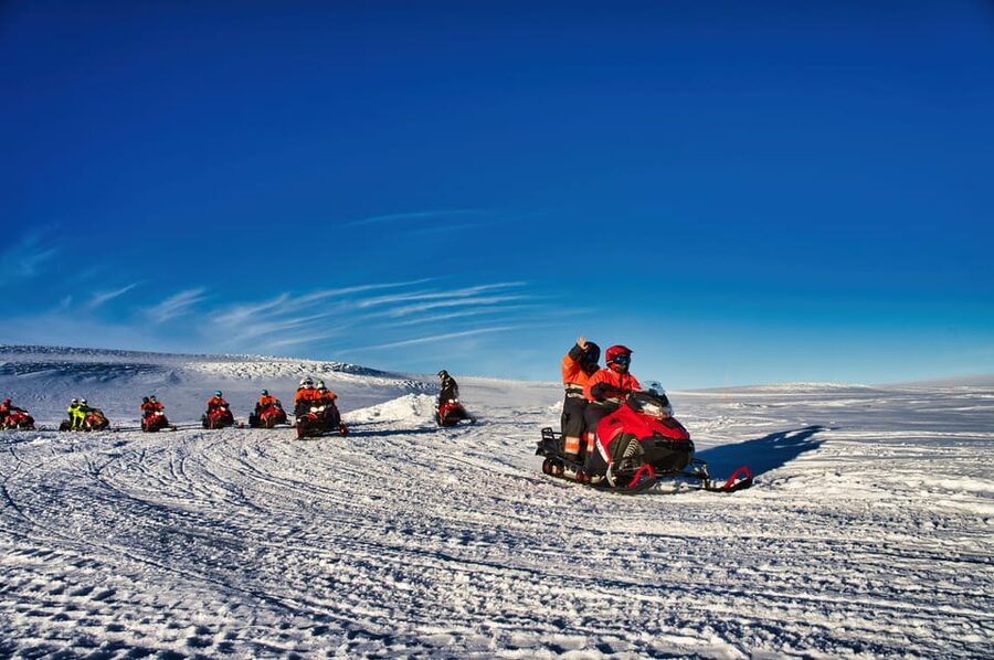 From Geysir: Snowmobile Adventure on Langjökull Glacier - The photo stop is more than a quick snapshot