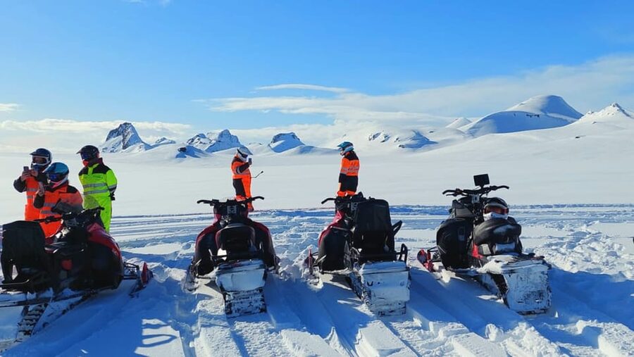 From Geysir: Snowmobile Adventure on Langjökull Glacier - Starting at Skjól between Geysir and Gullfoss