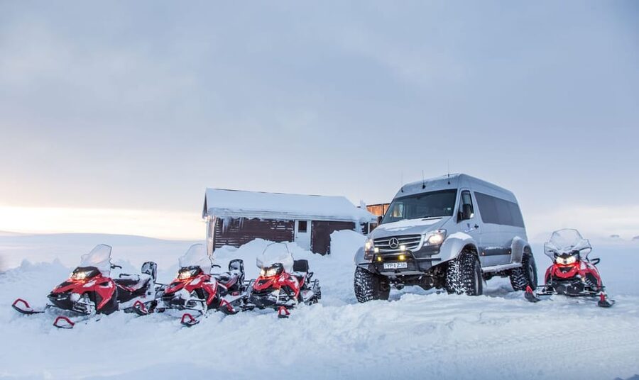 From Geysir: Snowmobiling & Ice Cave on Langjökull Glacier - Who will enjoy this most?