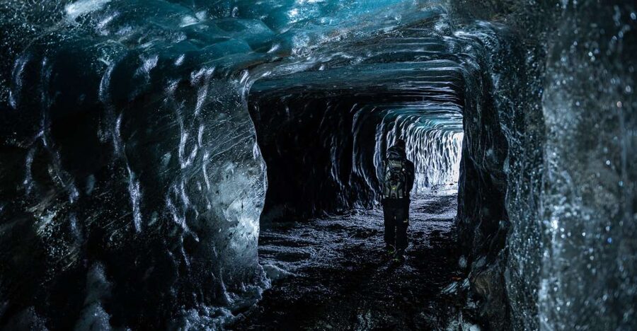 From Gullfoss: Langjökull Ice Cave and Snowmobile Tour - Getting ready in the glacier hut