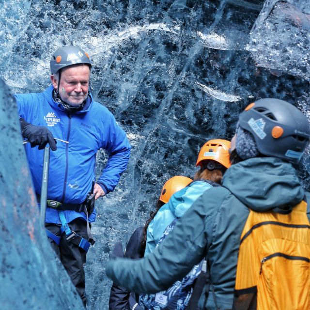 From Jökulsárlón: Ice Cave and Glacier Exploration Tour - Getting ready for the glacier walk