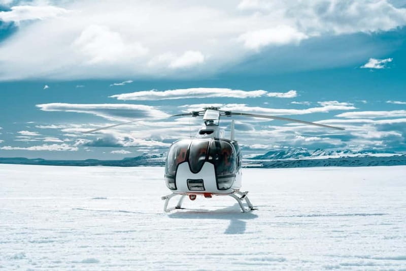 From Reykjavik: Fire And Ice Helicopter Tour with 2 Landings - Þingvellir from the air, where plates pull apart