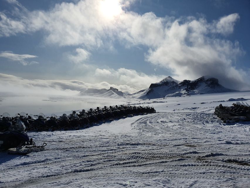 From Reykjavik: Golden Circle and Glacier Ice Cave Tour - Riding the monster truck toward Langjökull