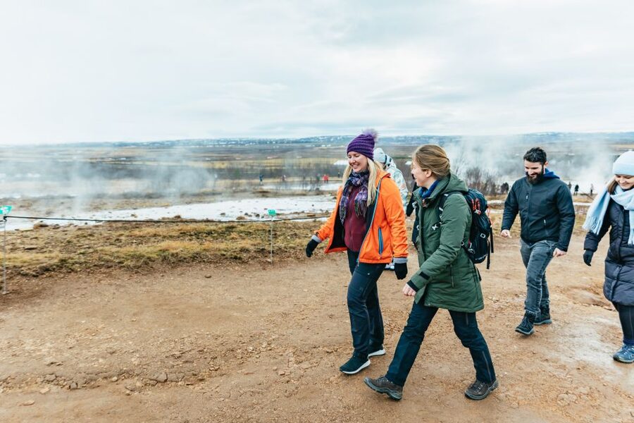 From Reykjavik: Golden Circle and Glacier Snowmobile Tour - Þingvellir: Vikings, politics, and a split in the earth