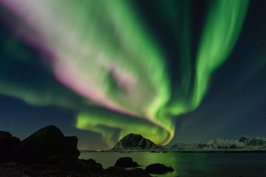 From Reykjavik: Northern Lights Sightseeing Cruise - Photo tips for a dark moving deck