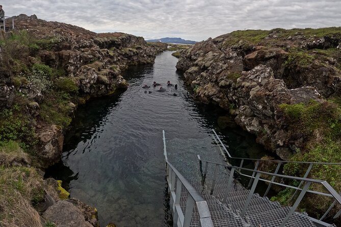 From Reykjavik- Silfra Snorkeling transfer included - Getting ready for the drysuit