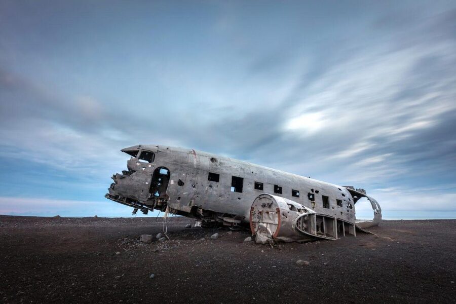 From Reykjavik: South Coast Tour & DC-3 Plane Wreck - Across lava fields to Hvolsvöllur