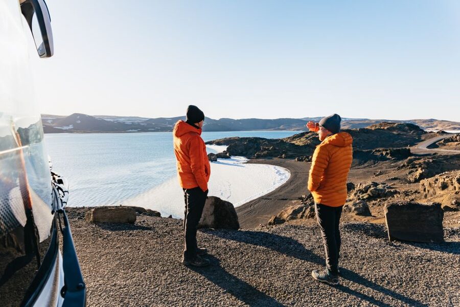 From Reykjavík: Volcanoes and Blue Lagoon Day Trip - Walking through the Fagradalsfjall eruption area