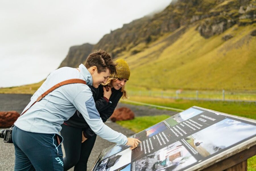 From Reykjavík: Waterfalls, Black Beach & Glacier Day Trip - Eyjafjallajökull and Mýrdalsjökull from the road