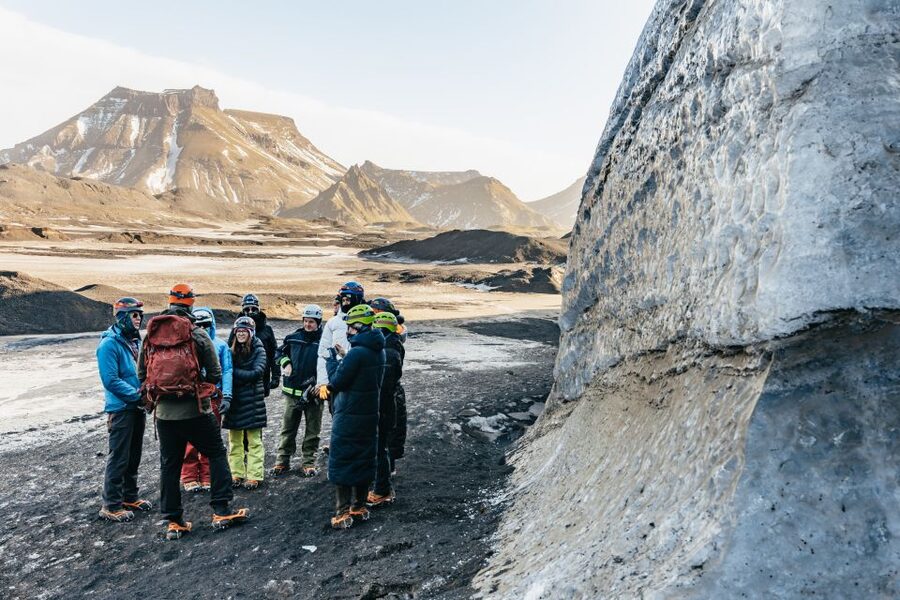 From Vik: Katla Ice Cave and Super Jeep Tour - Entering the changing Katla Ice Cave