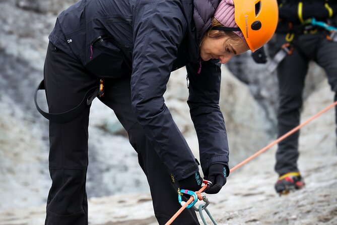 Glacier Hike + Ice Cave Adventure with Professional Photos - Inside the crystal-blue ice caves