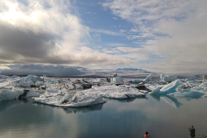 Glacier Lagoon, Diamond Beach, Black Sand Beaches and Waterfalls - Reynisfjara and the danger of the sea