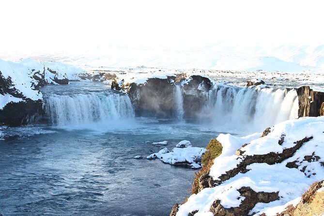Goðafoss- Waterfall of the Gods Tour from Akureyri - Arriving at the Waterfall of the Gods