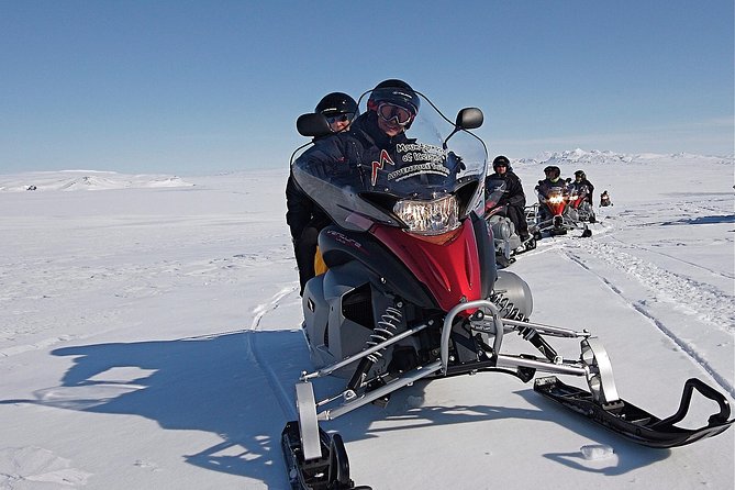 Golden Circle and Glacier Snowmobile Experience from Reykjavik - Snowmobiling across Langjökull’s ice fields