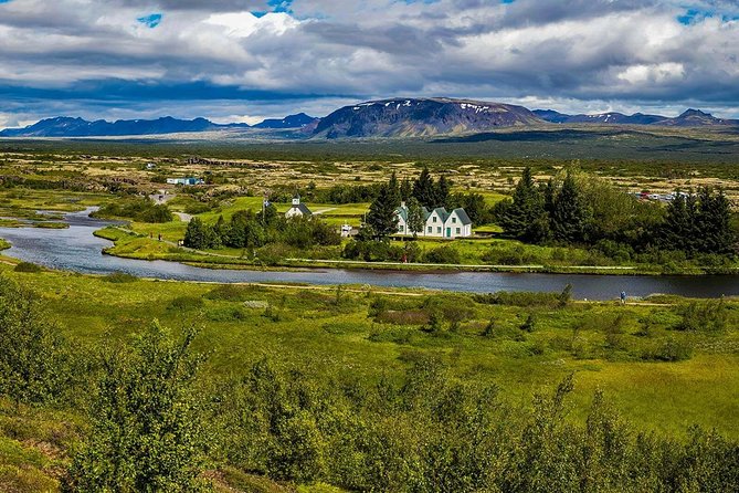 Golden Circle and Sky Lagoon Geothermal Spa Tour from Reykjavik - Gullfoss, Iceland’s two-tiered waterfall