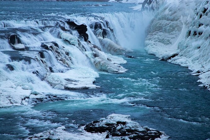 Golden Circle : Private Guided Day Tour + Blue Lagoon(Optional) - Gullfoss: Iceland’s great two-tier waterfall