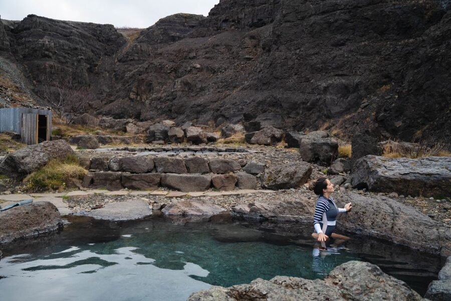 Husafell: Canyon Baths Soak with Short Highlands Hike - A short ride into Húsafell’s remote canyon