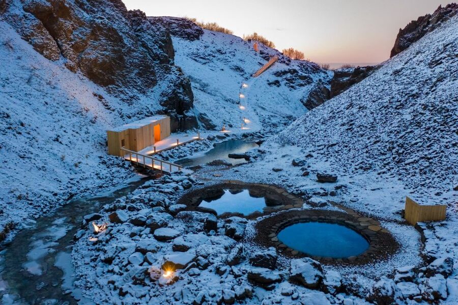 Husafell: Canyon Baths Soak with Short Highlands Hike - What $76 buys you