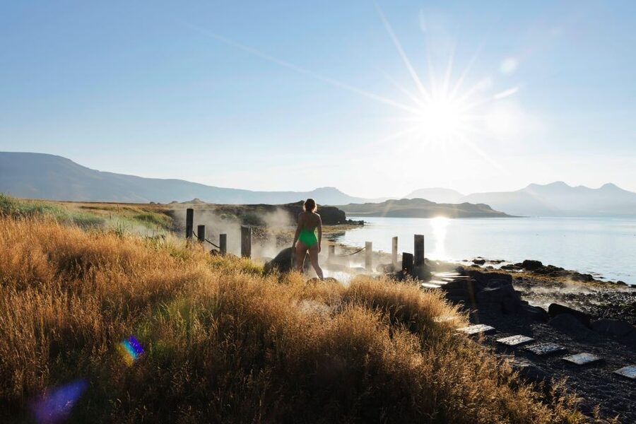 Hvammsvik Hot Springs: Admission Package - Changing rooms and practical comfort