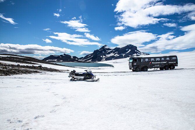 Ice Cave and Snowmobile Tour from Gullfoss - Riding across the second-largest glacier