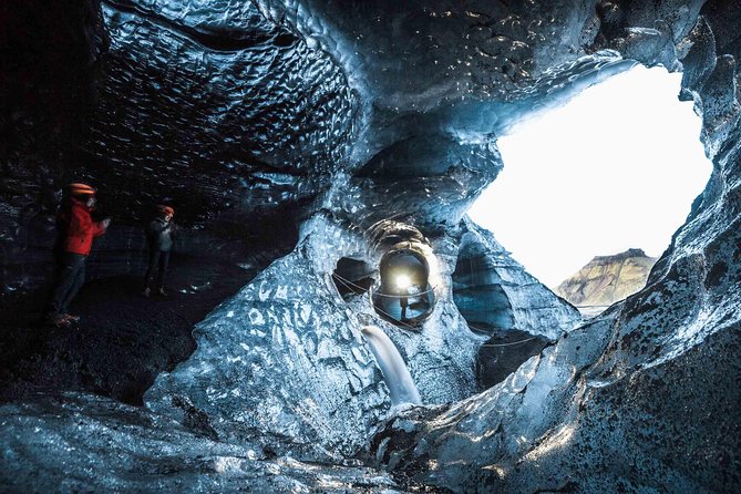 Ice Cave at Katla Volcano - Inside the changing ice tunnel