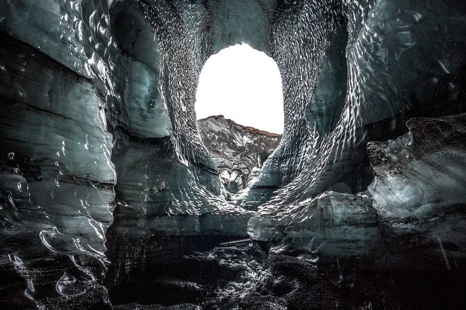 Ice Cave Katla Private Super Jeep Tour from Vík - Walking into the Katla ice caves