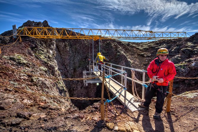 Inside the Volcano: Small-Group Tour and Lava Field Hike - The crater rim and the safety briefing