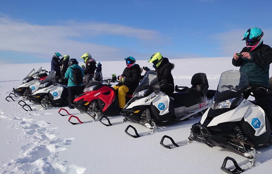 Into the Glacier: Snowmobile + Langjökull Ice Tunnel Combo - Walking through the world’s longest man-made ice tunnel