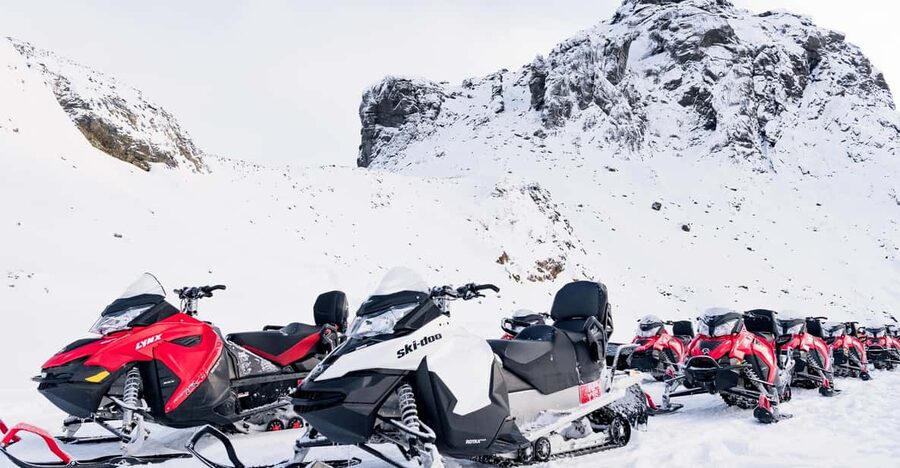 Into the Glacier: Snowmobile + Langjökull Ice Tunnel Combo - From the activity center to the snowline