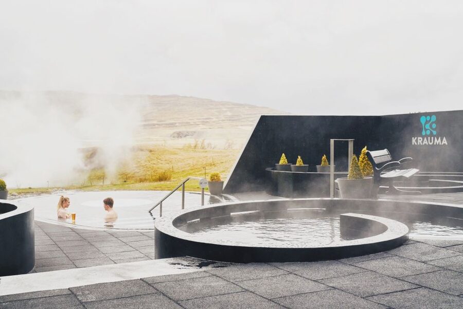 Krauma Geothermal Baths Entrance Ticket - Steam rooms and outdoor showers