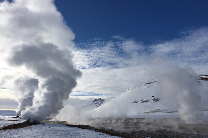 Lake Myvatn, Dettifoss and Goddafoss Waterfalls Day Tour from Akureyri - Lake Myvatn gives the day its volcanic identity