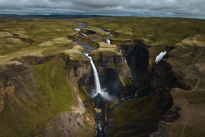 Landmannalaugar & SecretGems | Private Tour | PRO Photos included - Hjálparfoss begins the waterfall sequence